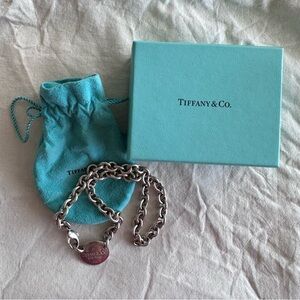Return to Tiffany Oval Tag Necklace